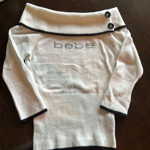 3/4 sleeve Bebe sweater
